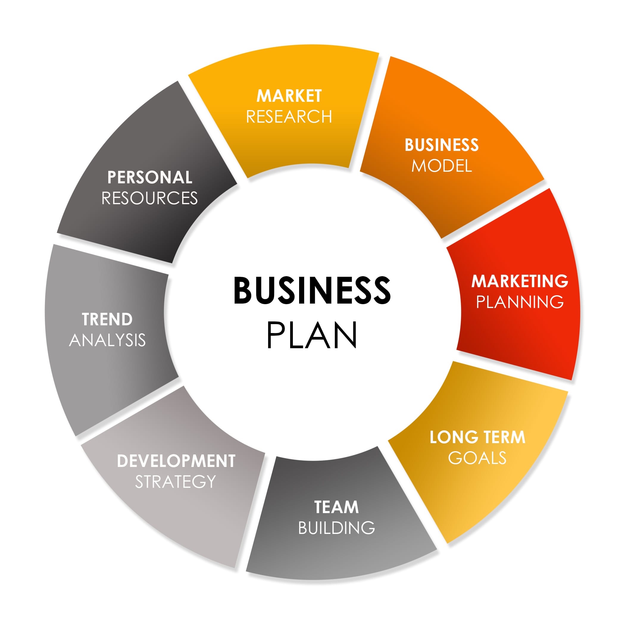 the business plan of a for profit company typically focuses on